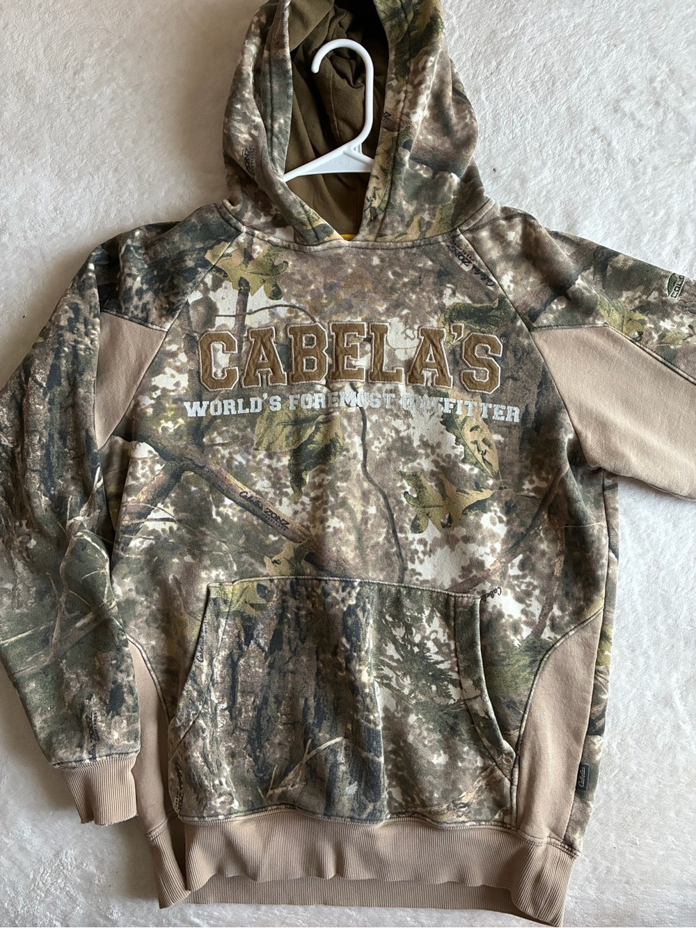 Cabela's Camouflage Crewneck Hoodie